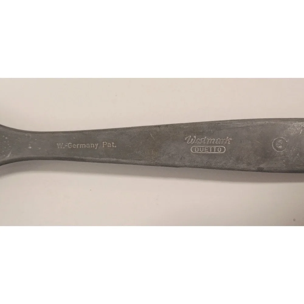Vintage Westmark Duetto Aluminum Tongs Spatula Set Germany Multi Tool German